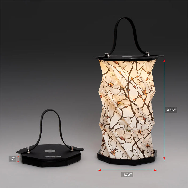 Louis C. Tiffany Magnolia Window Origami Lantern