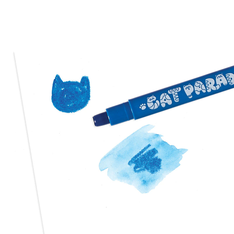 Cat Parade: Twist-Up Watercolor Gel Crayons - Set of 12
