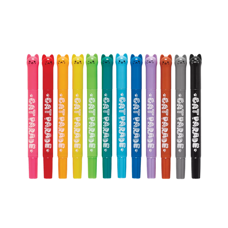 Cat Parade: Twist-Up Watercolor Gel Crayons - Set of 12