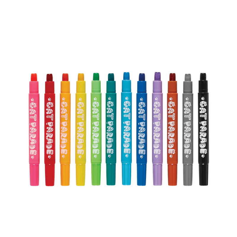 Cat Parade: Twist-Up Watercolor Gel Crayons - Set of 12