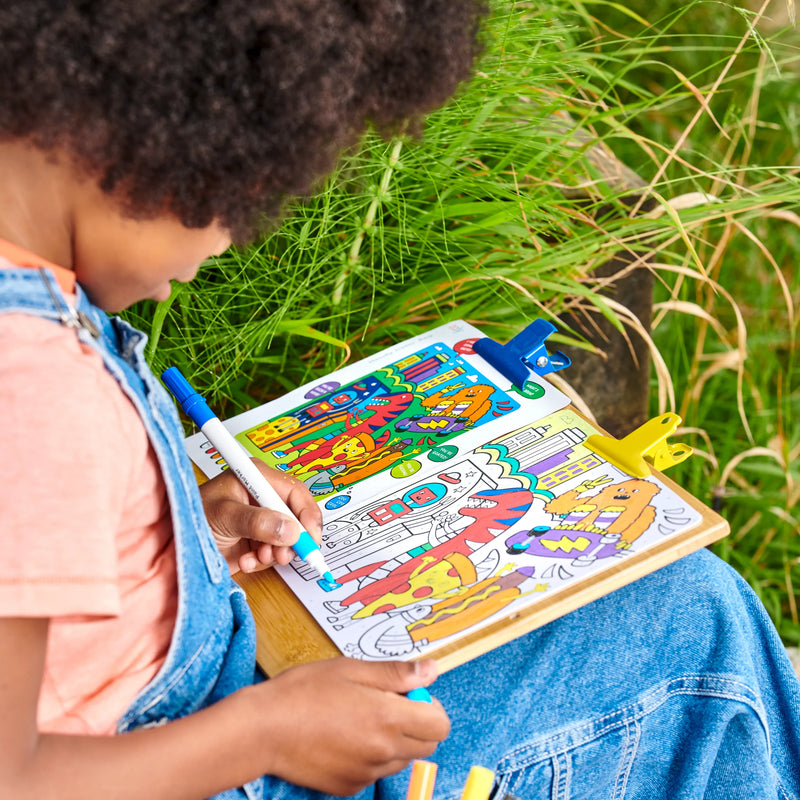 Colortopia: Epic Adventures Paint-by-Number Marker Kit