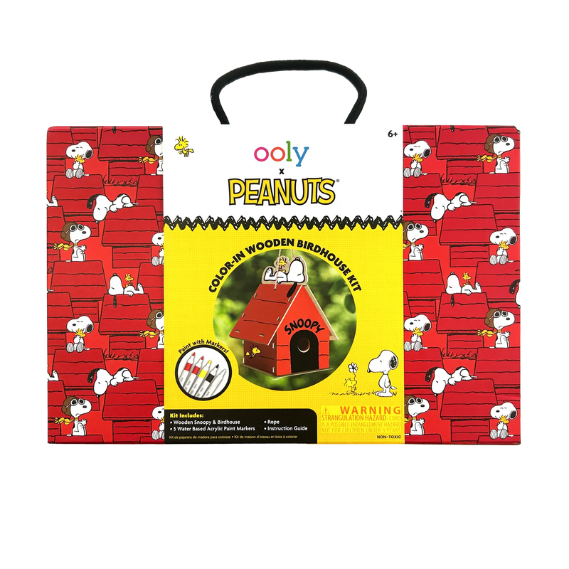 OOLY x Peanuts: Wooden Birdhouse Kit