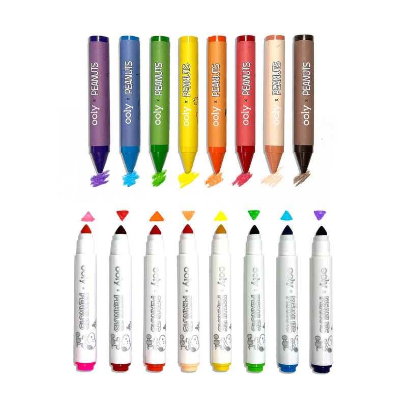OOLY x Peanuts: Coloring Activity & Sticker Kit