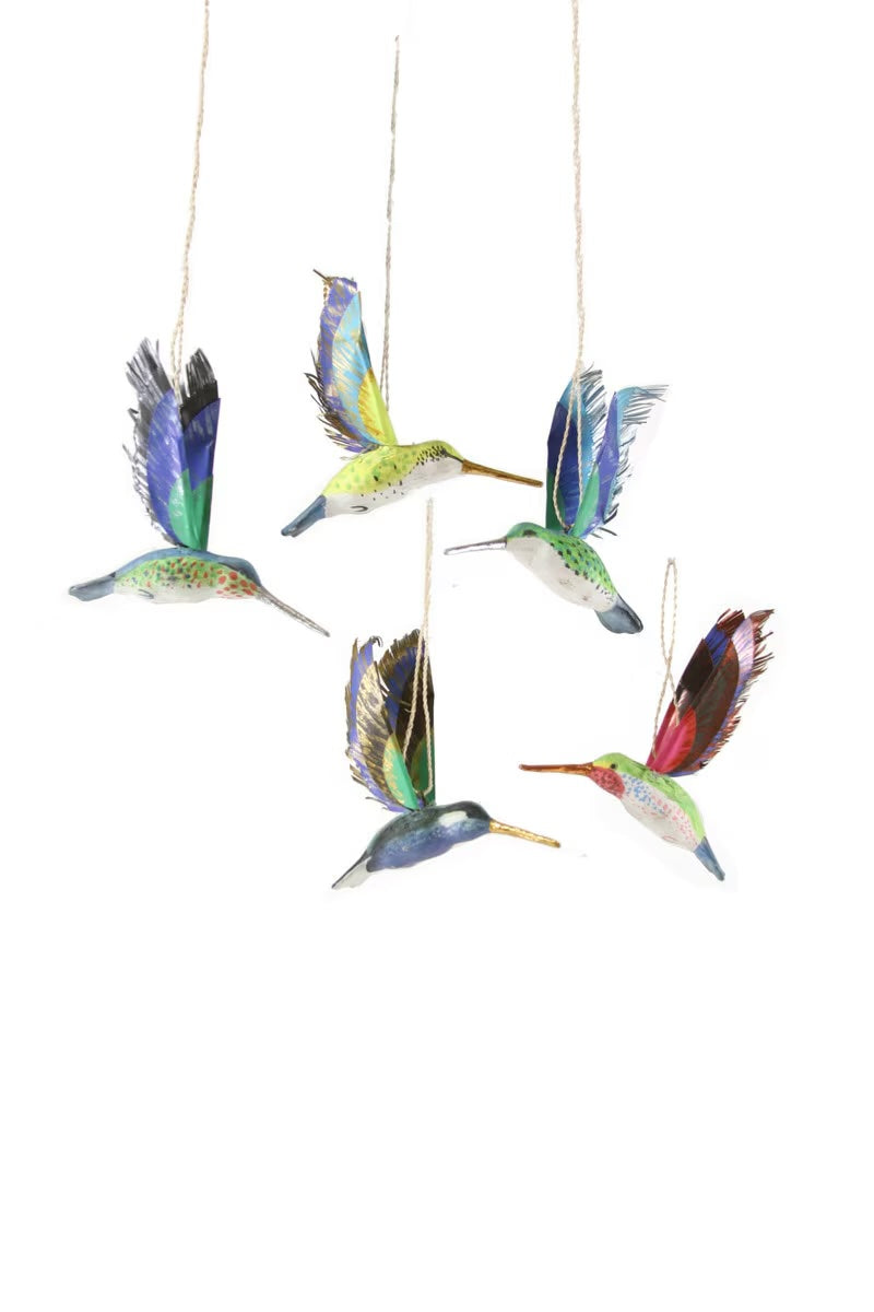 Hummingbird Ornament (Assorted)