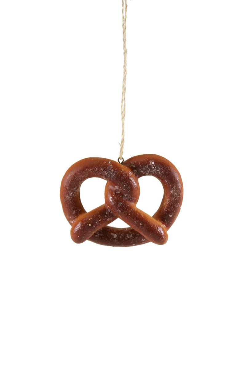 Pretzel Ornament - Brown