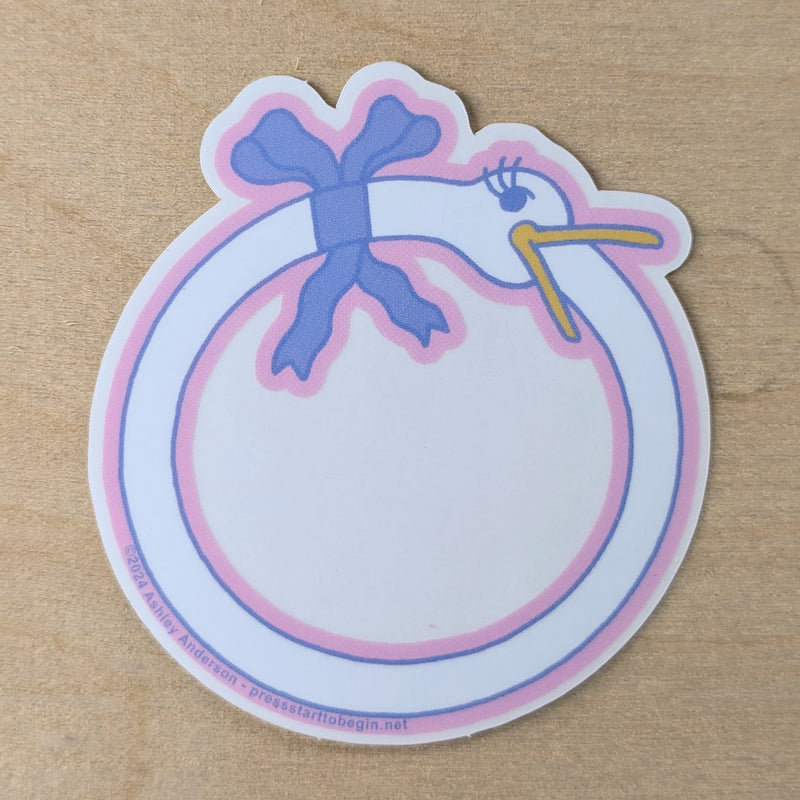 Country Goose Ouroboros Sticker