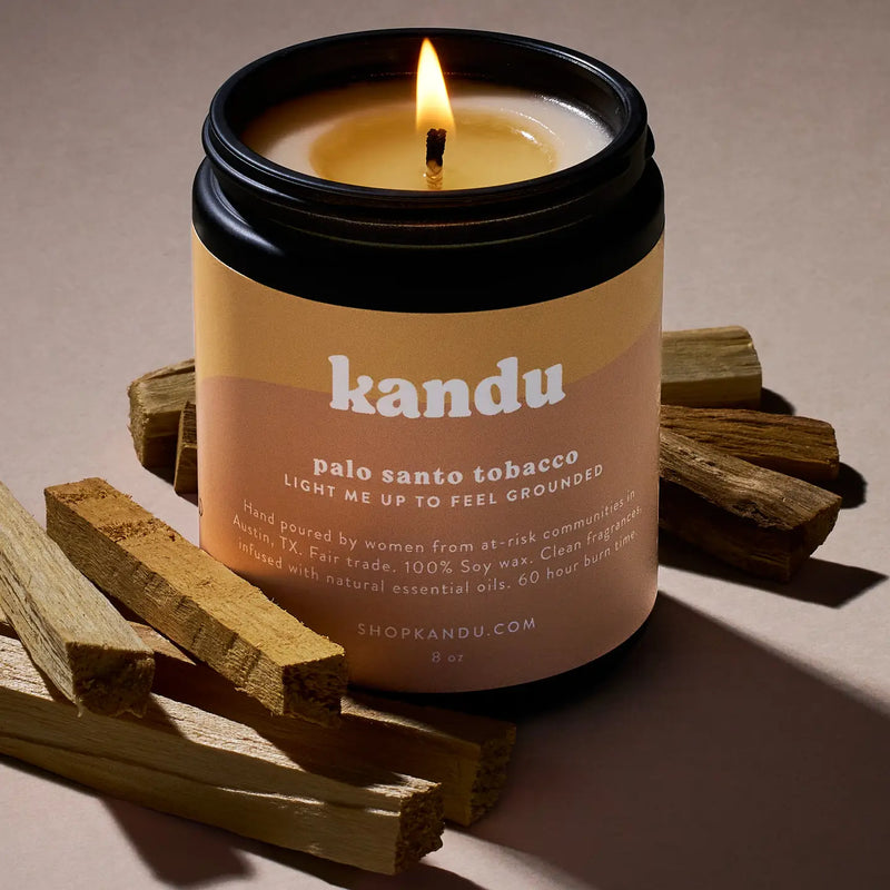 Kandu Palo Santo Tobacco 8oz Candle