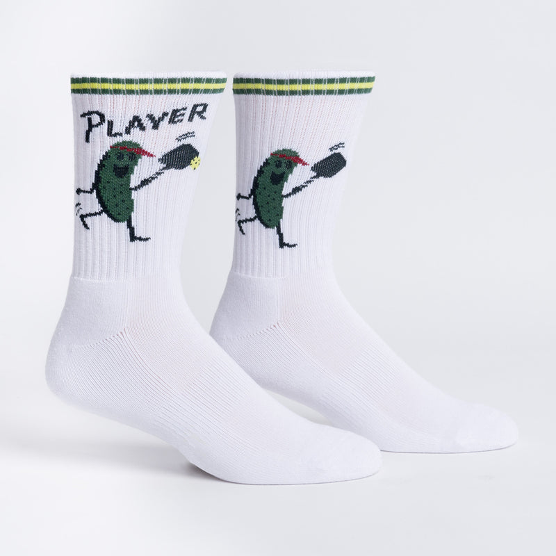 Player Athletic Ribbed Crew Socks