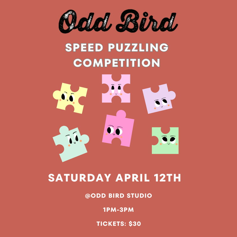 April 12 2025 Speed Puzzling Competition