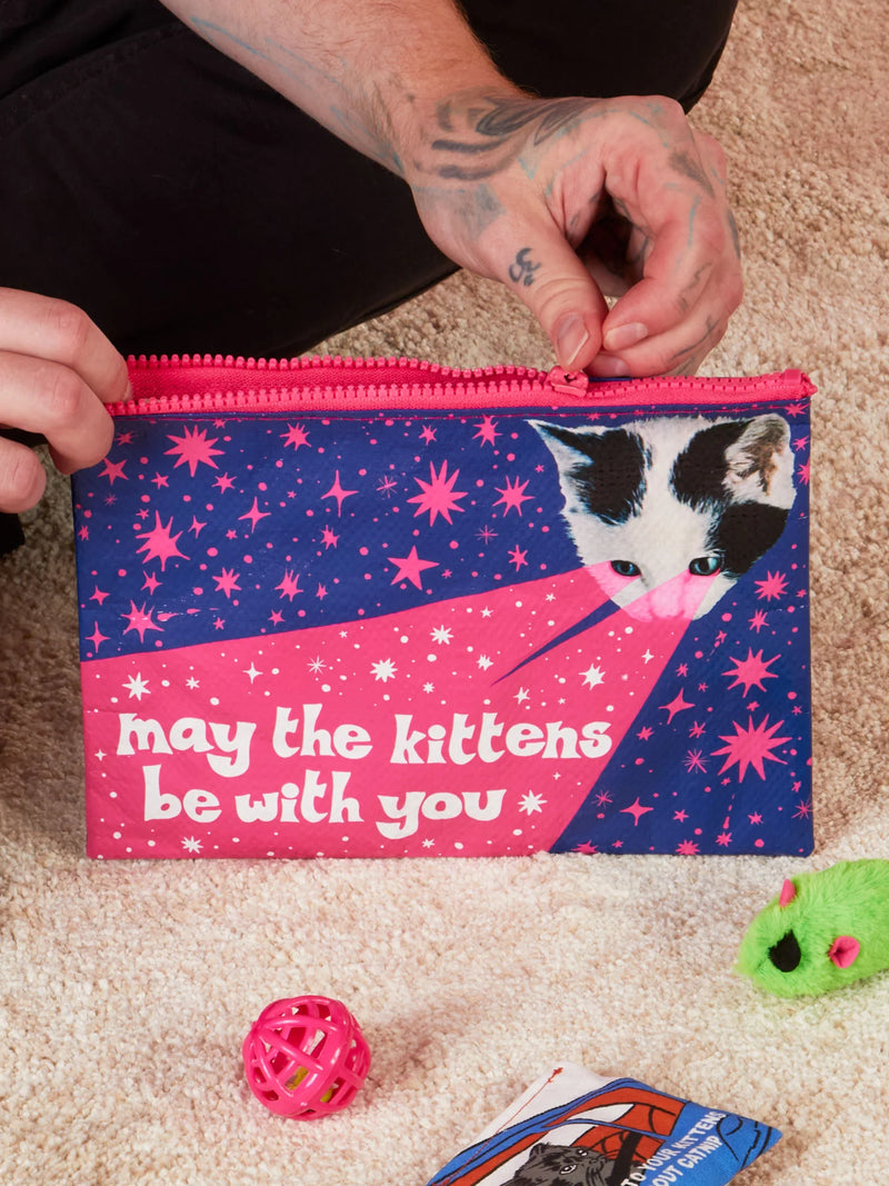 Kittens Be With You Zipper Pouch