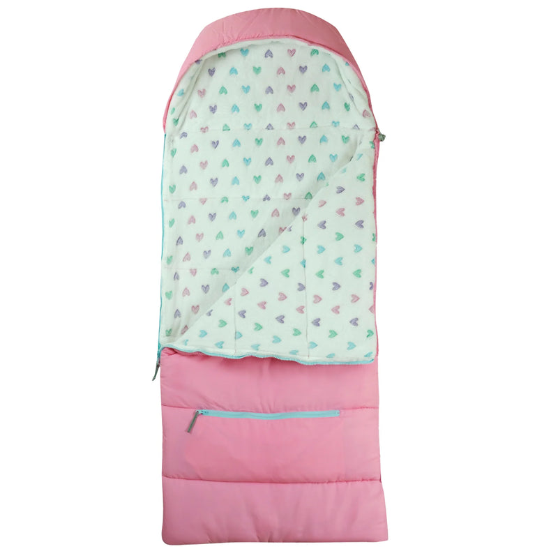 Lil Kid Sleep-N-Pack - Glow-in-the-Dark Pink Heart Cosmos