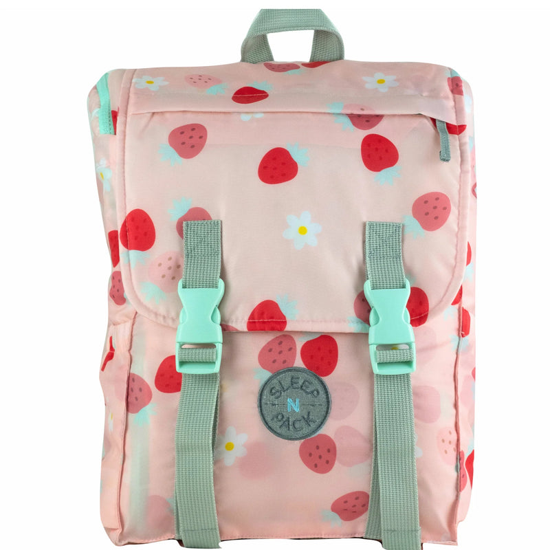 Lil Kid Sleep-N-Pack - Strawberries & Daisies