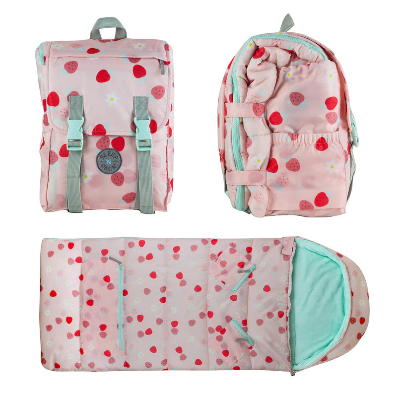 Lil Kid Sleep-N-Pack - Strawberries & Daisies