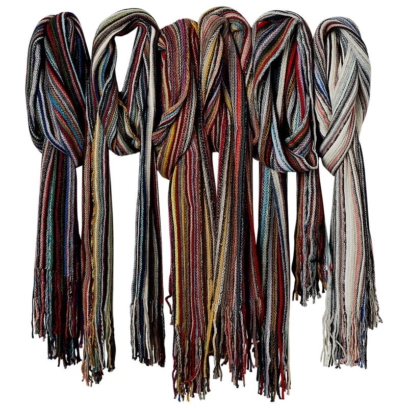 Cheerful Fringe Scarf (Assorted)