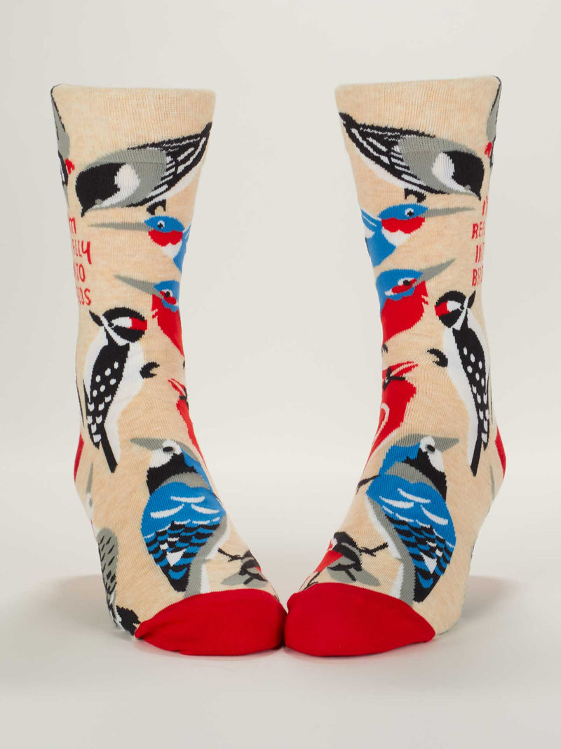 Really Into Birds Men’s Crew Socks