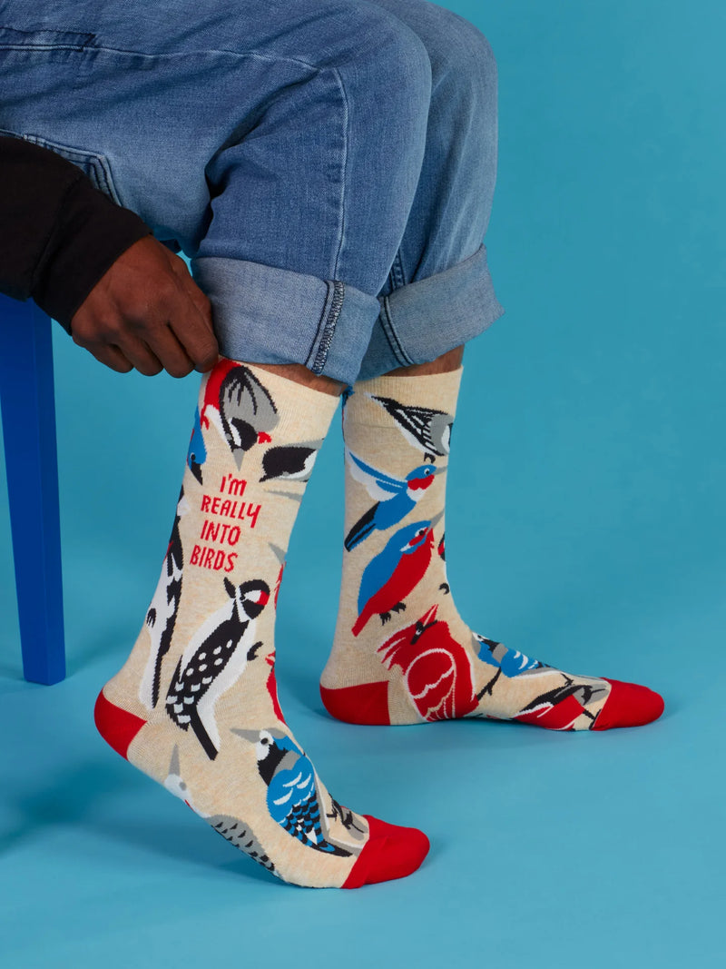 Really Into Birds Men’s Crew Socks