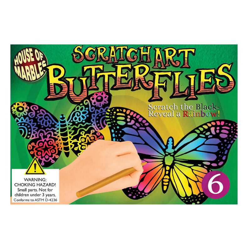 Scratch Art Butterflies