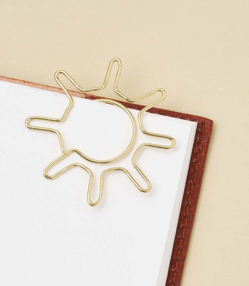 Kitaab Sun Wire Bookmark in Gold