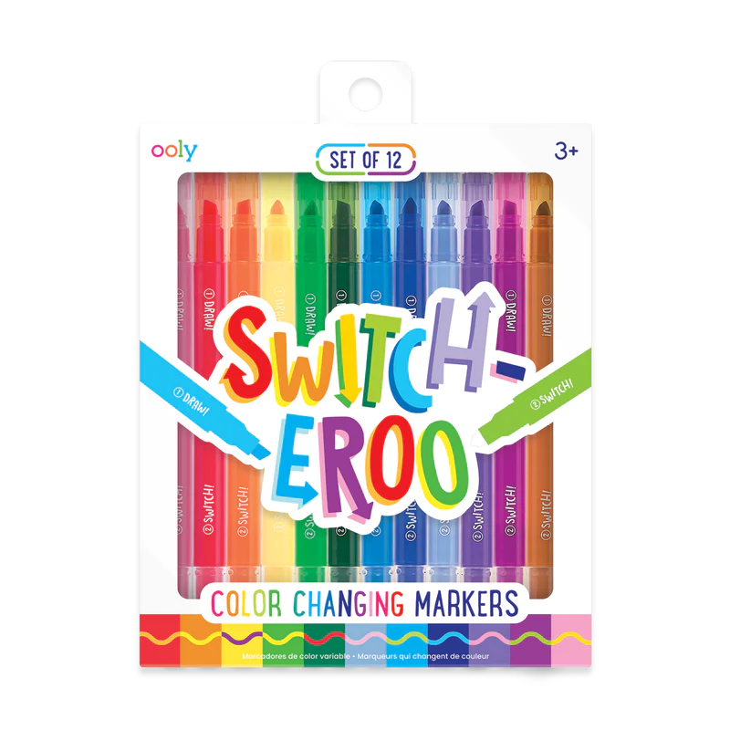 Switch-eroo! Color-Changing Markers 2.0 - Set of 12