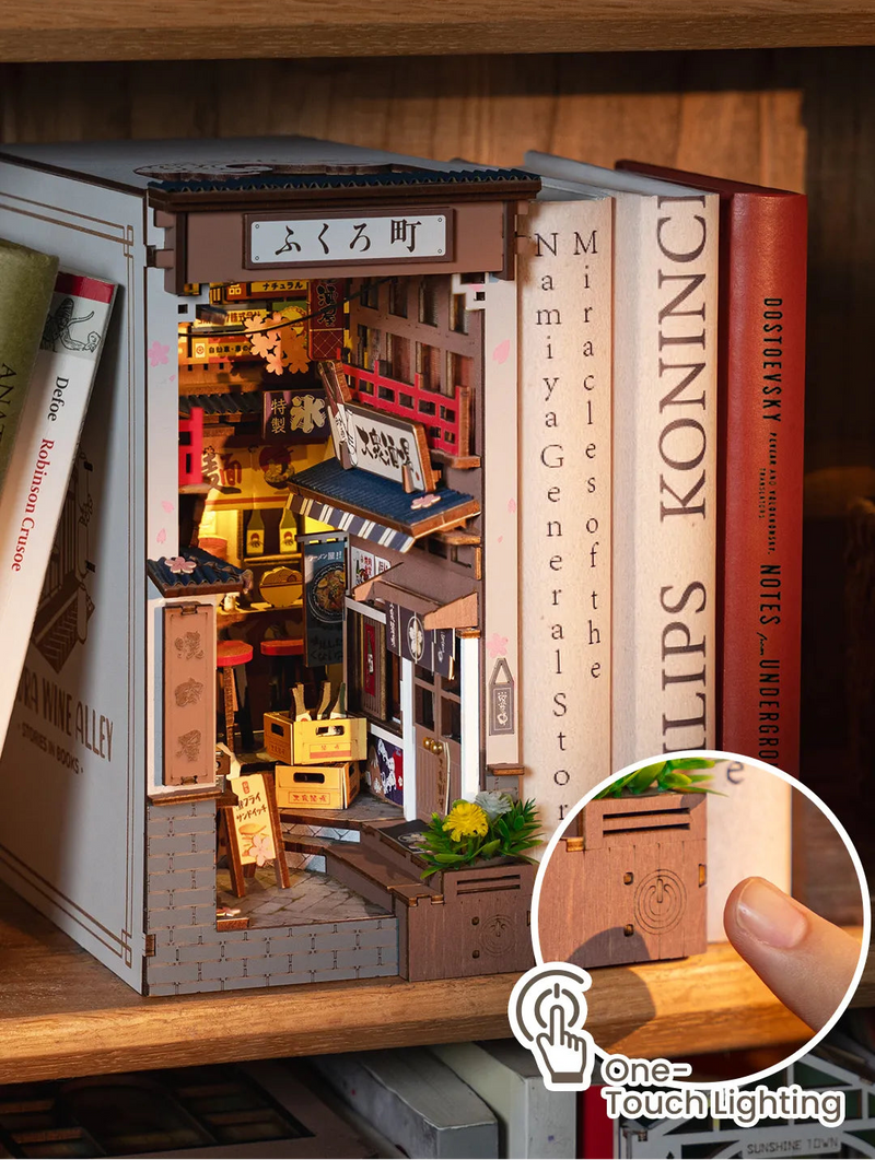 Sakura Wine Alley DIY Book Nook Kit