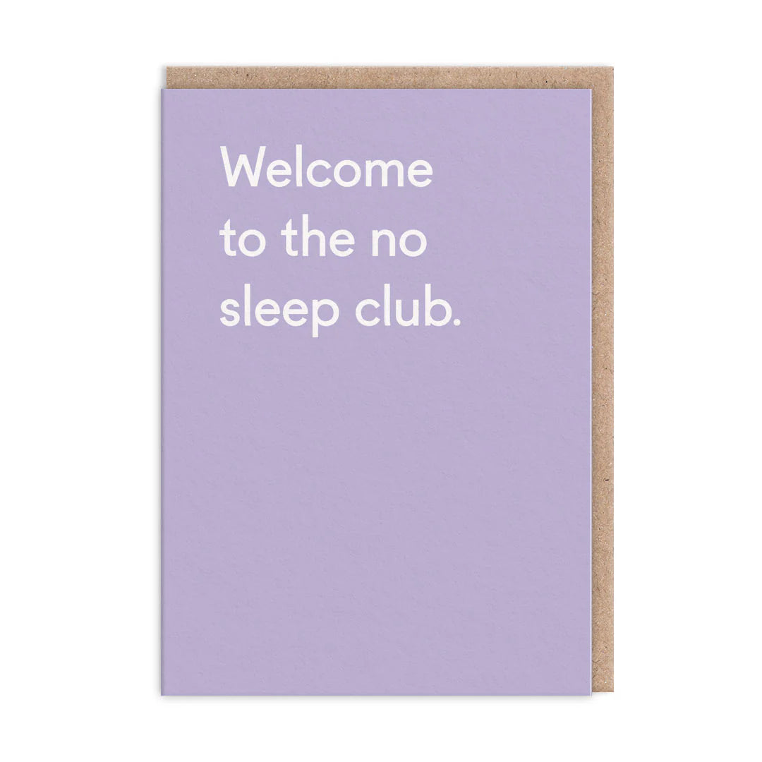 Cannot Sleep Members Card No Sleep Club Card – Odd Bird Gifts