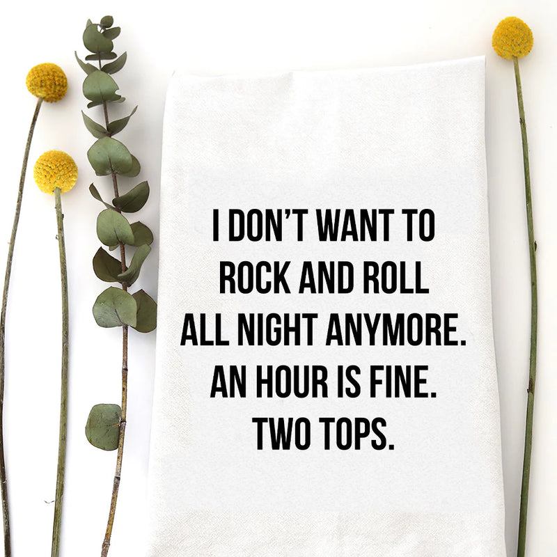 Rock and Roll Dish Towel