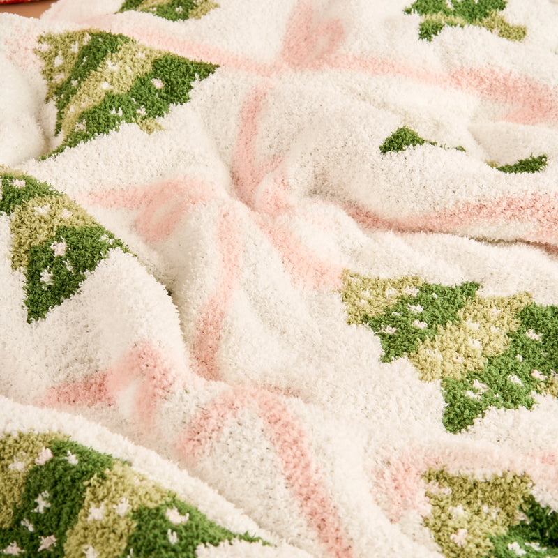 Twinkling Trees Cozy Dreams Luxe Blanket
