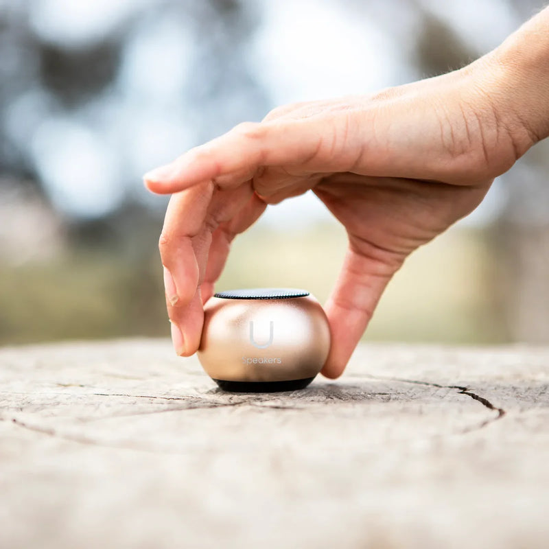 U Mini Speaker in Gold