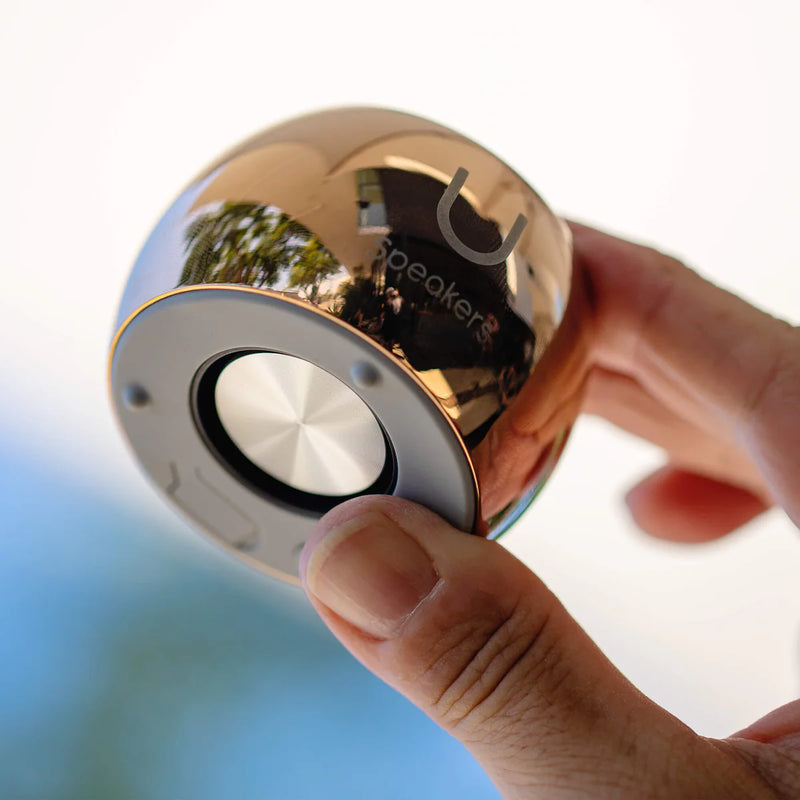 U Boost Portable Speaker in Mirror Rose Gold