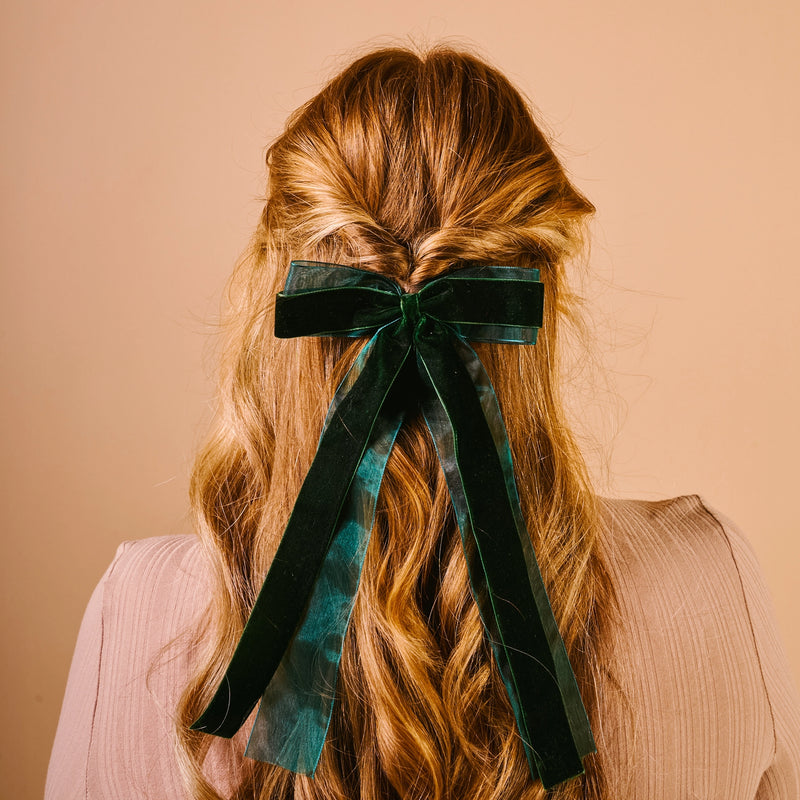 Velvet Luxe Layered Hair Bow (2 Styles)