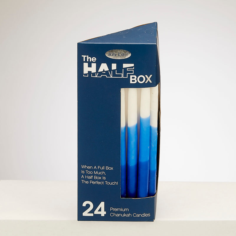 The Half Box - 24-Pack Hanukkah Candles