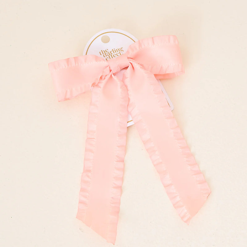 Ruffle Hair Bow