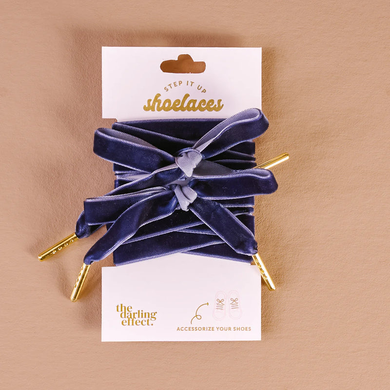 Step It Up Velvet Shoelaces