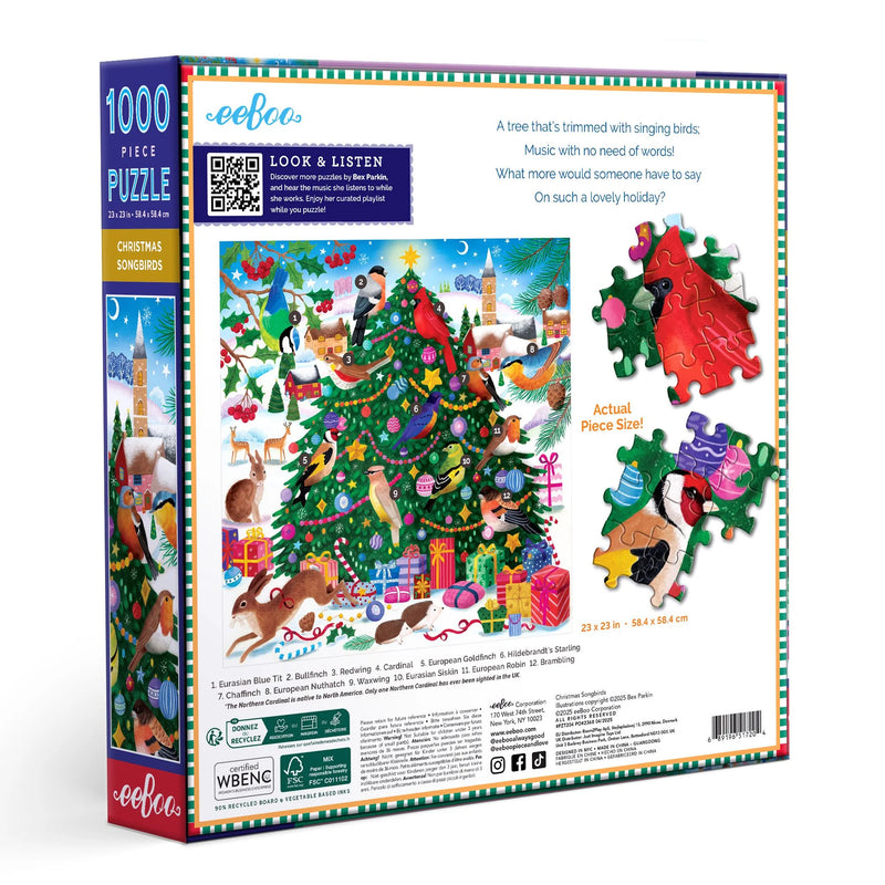 Christmas Songbirds 1000 Piece Puzzle
