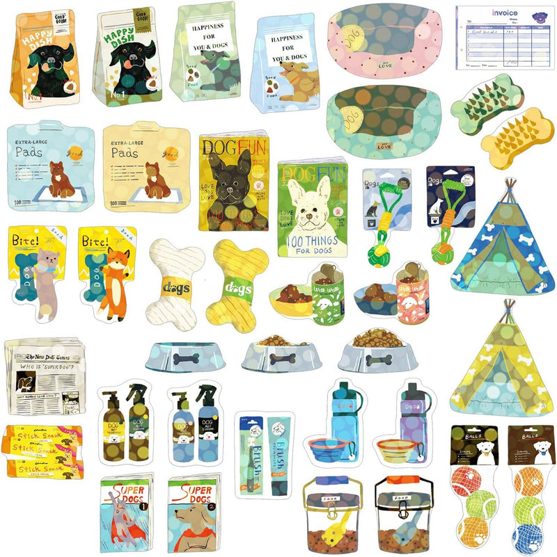 Dog Supply Sticker Set