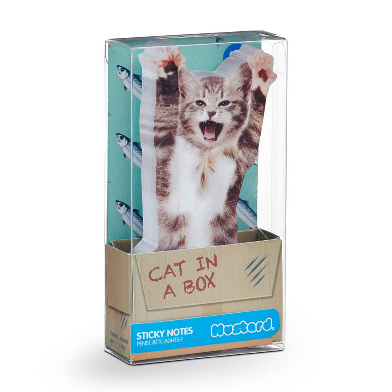 Cat In A Box Sticky Notes