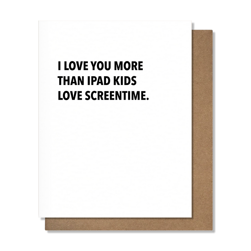iPad Kids Love Card