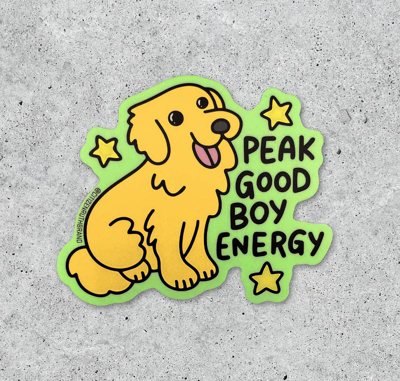 Peak Good Boy Energy Sticker