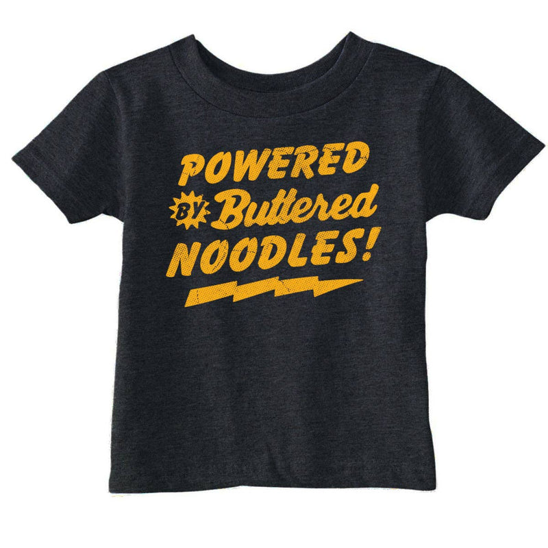 Powered By Butter Noodles Toddler Tee