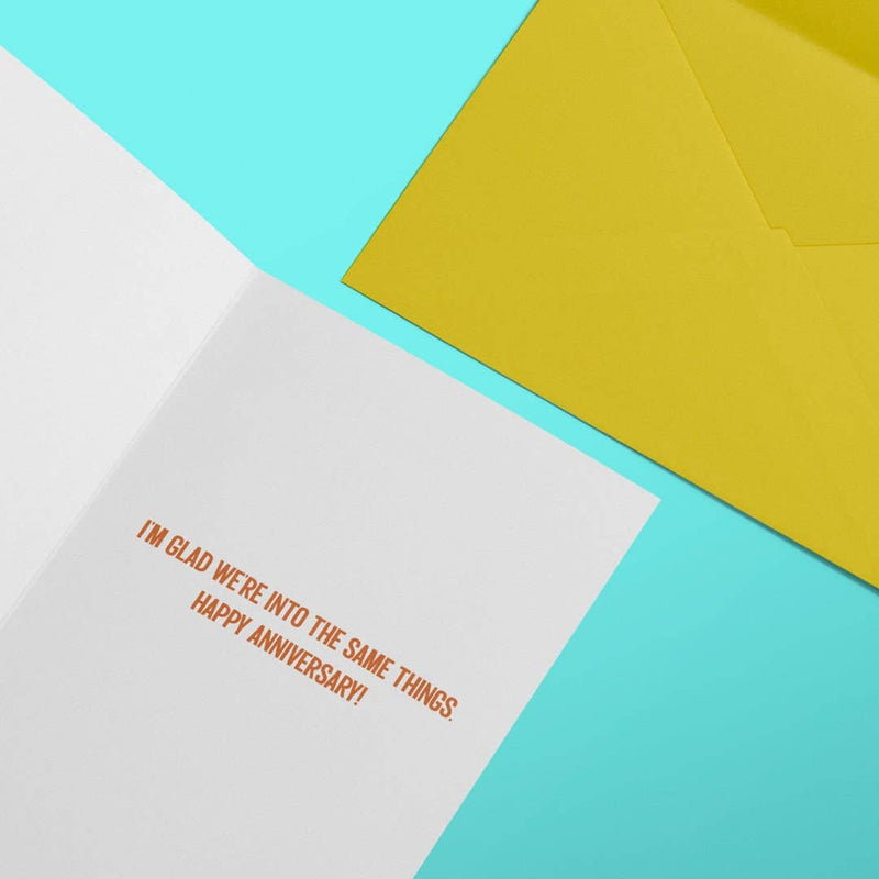 Into Resting Anniversary Card