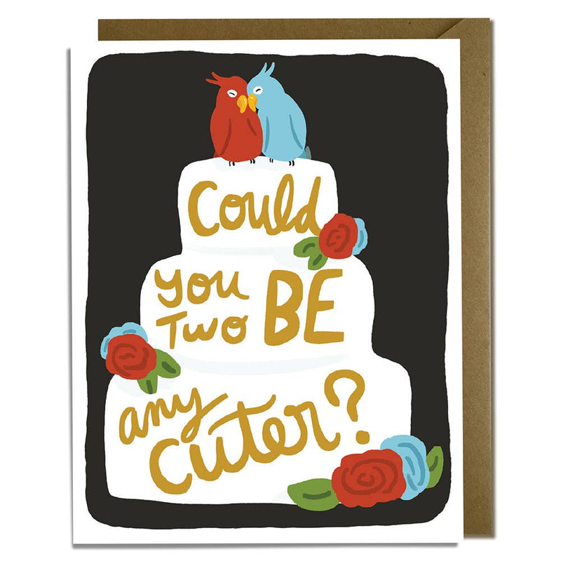 Cute Couple Wedding Card