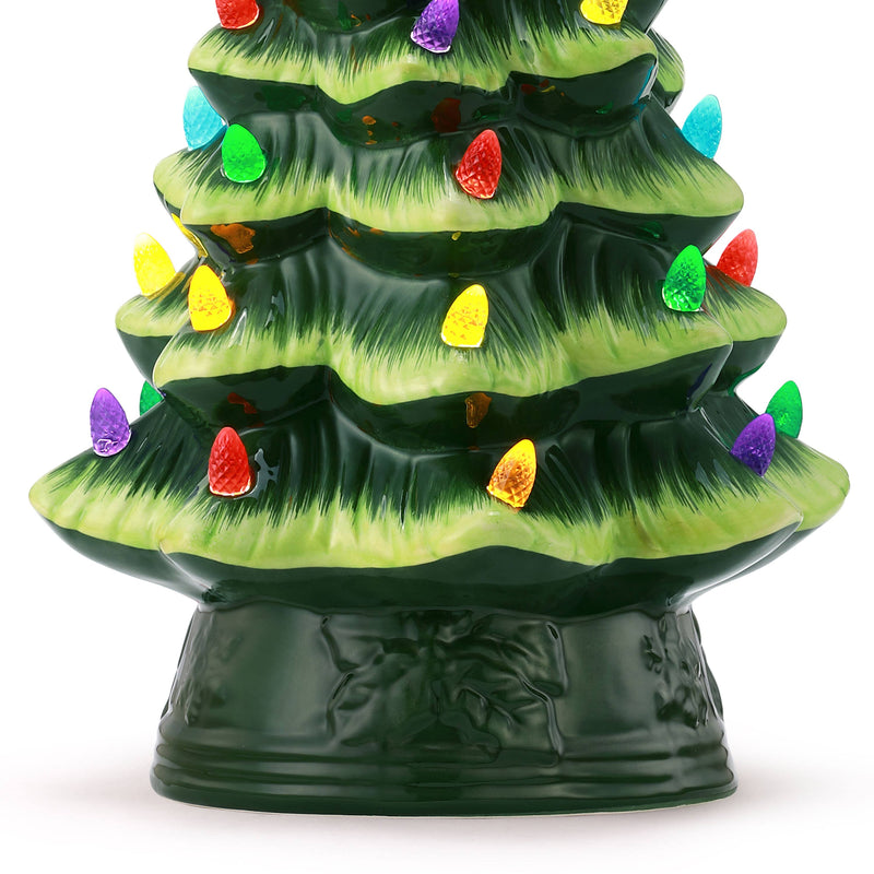 12" Nostalgic Tree - Green