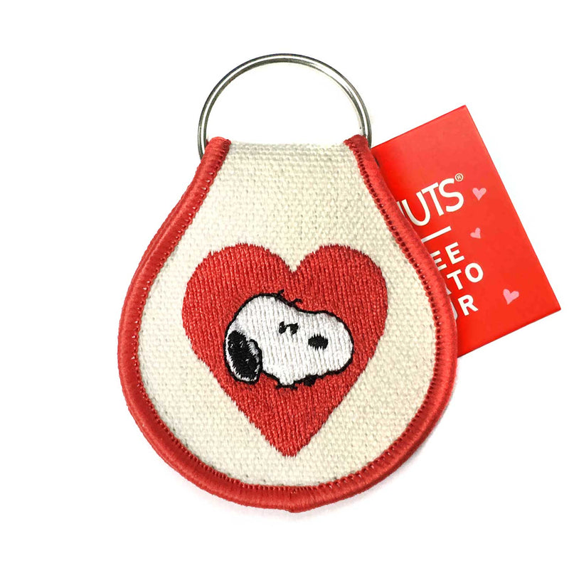 Snoopy Heart Patch Keychain - 3P4 x Peanuts®