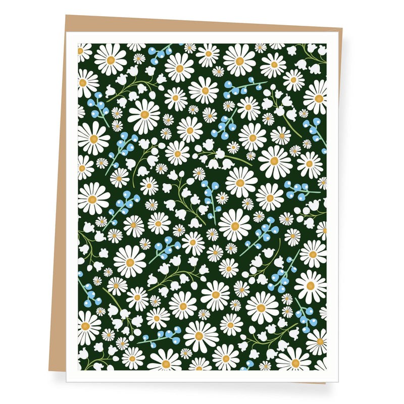White Daisies Greeting Card