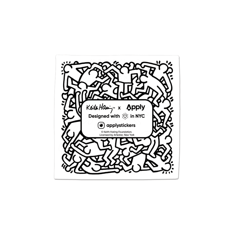 Earth by Keith Haring Sticker