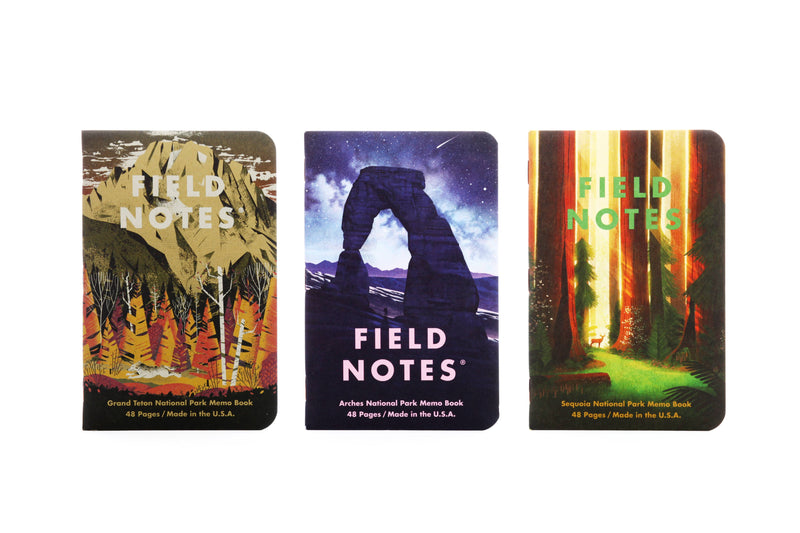 National Parks - Series D Memo Book 3-Pack