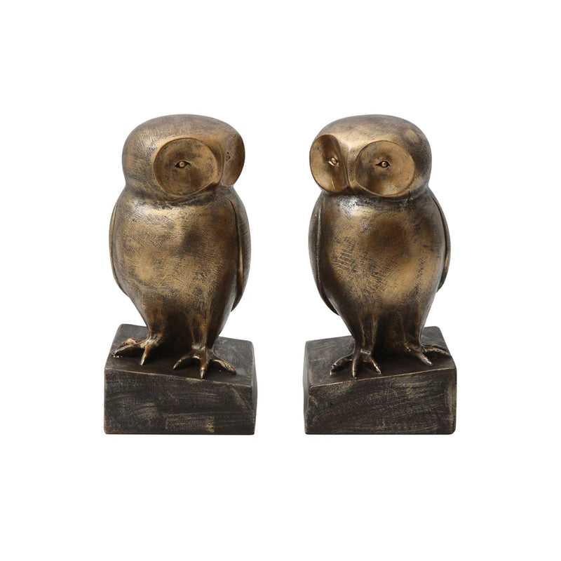Resin Owl Bookend