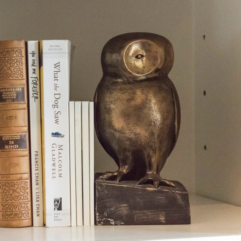 Resin Owl Bookend