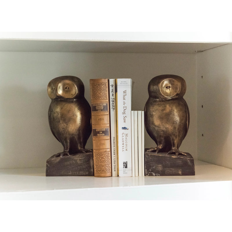 Resin Owl Bookend