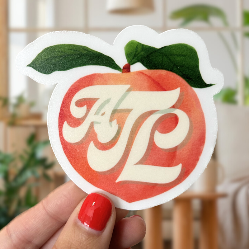 Big ATL Peach Sticker